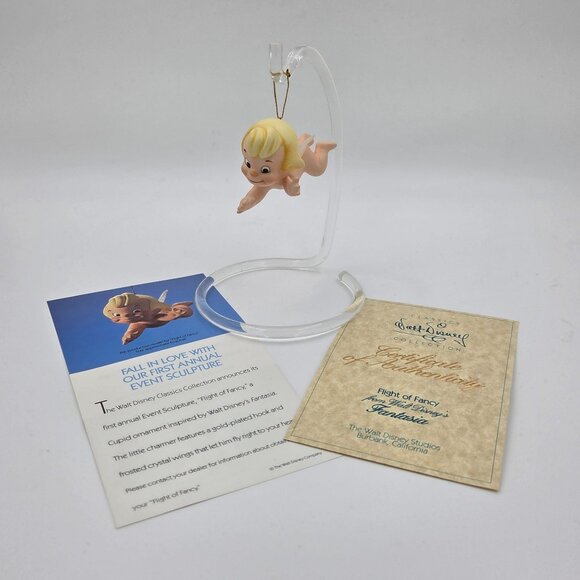WDCC Fantasia Flight of Fancy Angel Ornament with COA and paperwork - Picture 6 of 10